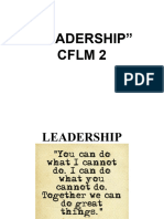 CFLM 2 - Leadership