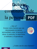 Factores Constitutivos de La Personalidad