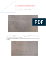 Distribución Hipergeometrica 2 