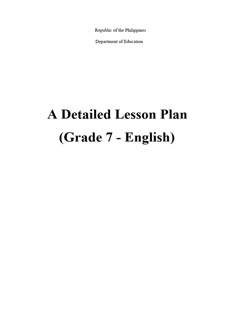 Understanding Analogies in Grade 7 | PDF | Analogy | Lesson Plan