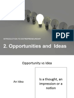 Opportunities and Ideas - Peluang Dan Ide Bisnis