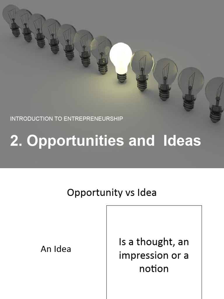 Identifying Business Opportunities | PDF | Entrepreneurship | Creativity