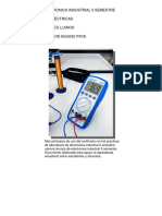Manual Básico de Uso Del Multímetro en Las Prácticas de Laboratorio de Electronica