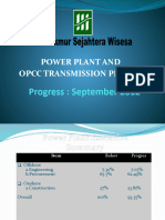 OPCC Power Transmission Line Progress Sept 2012