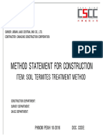 Soit Termites Treatment Method