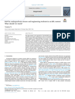 EAP For Undergraduate Science and Engineering Students in An EFL Context