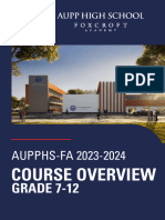 Course Overview 2022-2023