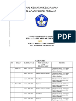 Jurnal Kegiatan Keagamaan