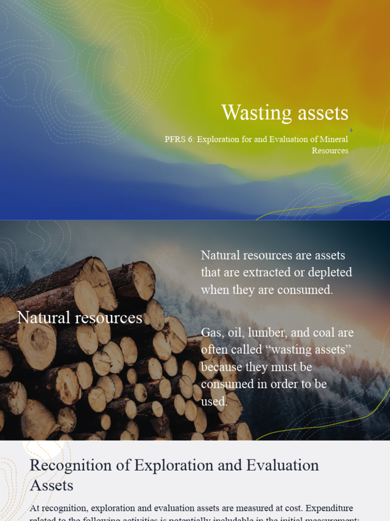 Wasting Assets PDF Cost Expense