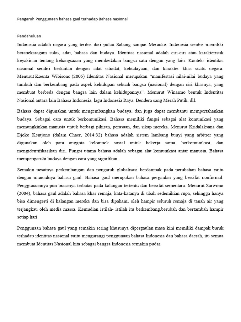 Kediri dan Bahasa Gaul Nasional