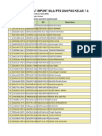 PTS - PAS - Ilmu Pengetahuan Alam (IPA) - 7 A