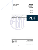 ISO 31004 TR31004 de 10.2015 - Gestão de Riscos - Guia Para Implementação Da ABNT NBR ISO 31000