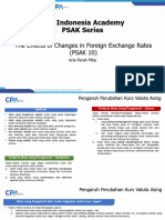 Psak Series The Effects of Changes in Foreign Exchange Rates