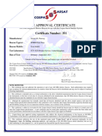 Certificate TAC 351 For Jotron Models Tron 60AIS - 06 JAN 2022