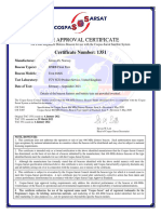 Certificate TAC 1351 For Jotron Models Tron 60AIS - 25 MAR 2022amended
