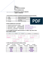 Cuestionarios de Septimo Grado Segundo Trimestr