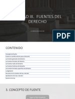 Unidad III Fuentes Del Derecho