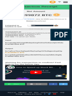 Bitcoin Transaction Receipt - Blockonomics