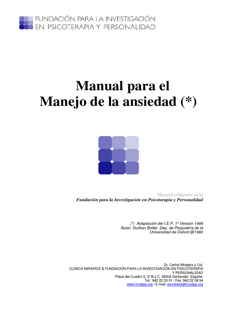 Manejo de la Ansiedad y Sobrepensar | PDF | Ansiedad | Pensamiento
