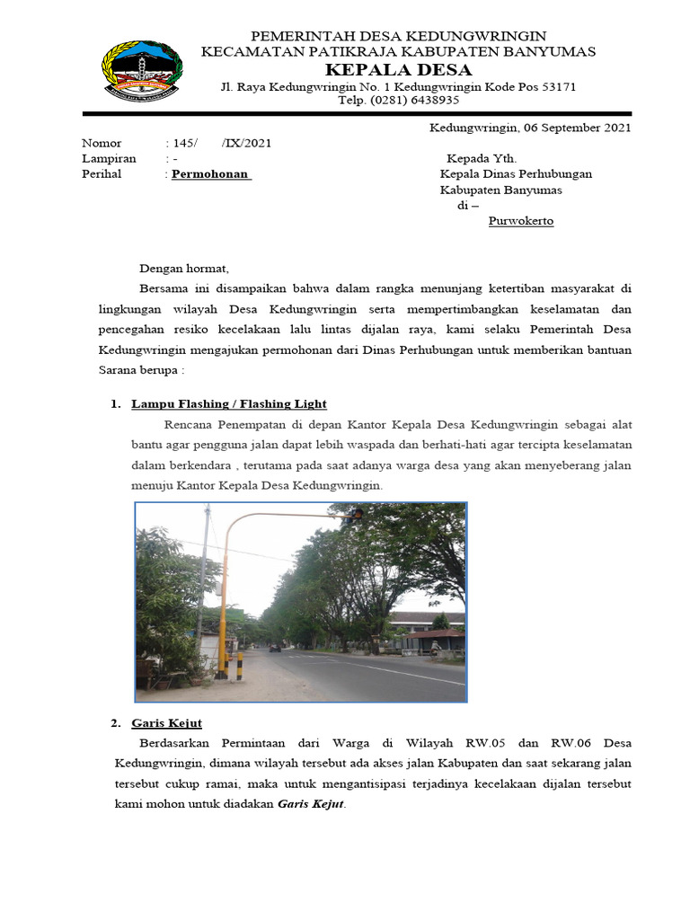 Permohonan Dishub Pdf