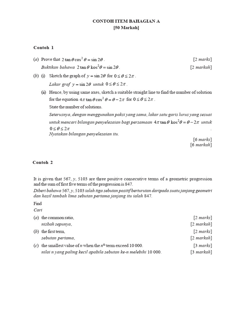 4 Contoh Item Kertas 2 Pdf