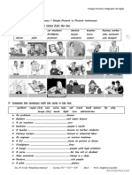 Present Continuous - Present Simple Vs Present Continuous