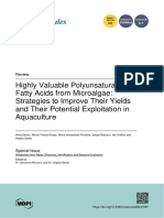 Highly Valuable Polyunsaturated Fatty Acids From Microalgae: Strategies To Improve Their Yields and Their Potential Exploitation in Aquaculture