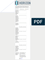 Horizon Academic Research Program Application Form