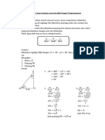 Aturan Sinus Dan Cosinus Serta Grafik Fungsi Trigonometri