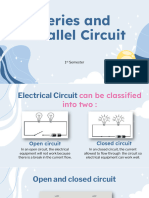 Electricity - Series and Parallel Circuit