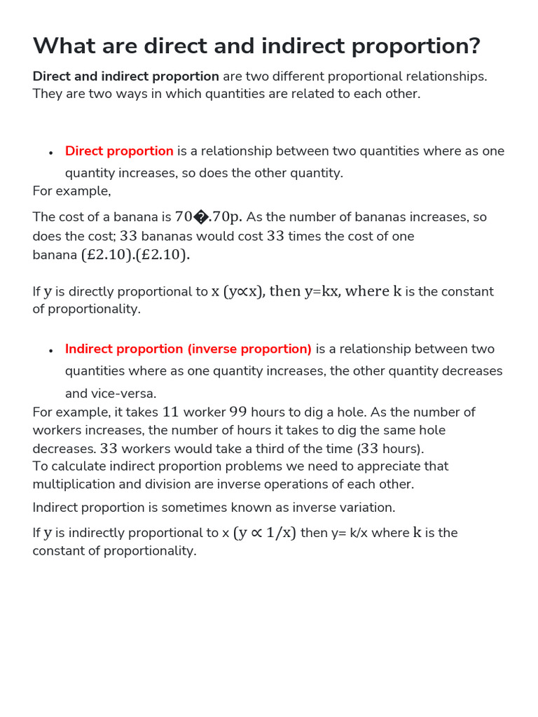 what-are-direct-and-indirect-proportion-pdf