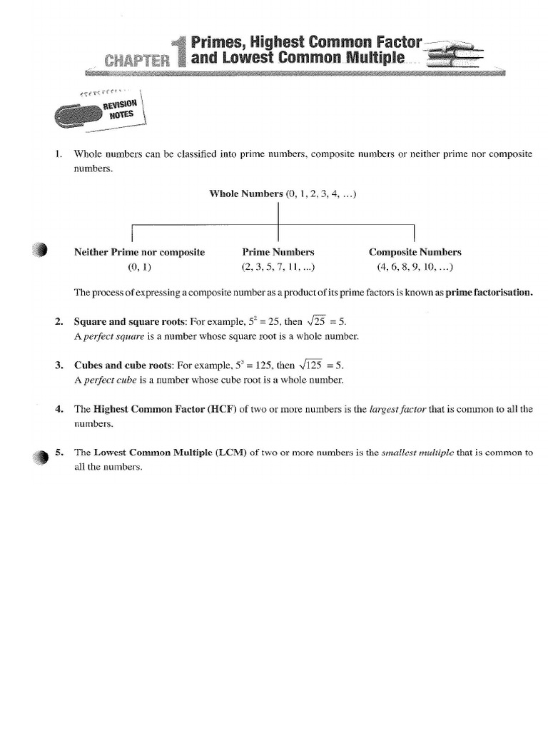 Math Notes Grade 7 | PDF