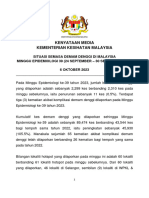 Kenyataan Media KPK 6 Okt 2023 - Situasi Semasa Demam Denggi Di Malaysia Me39