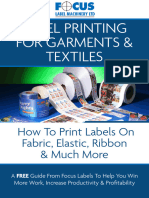 Focus Label Printing GarmentsTextiles (2022)