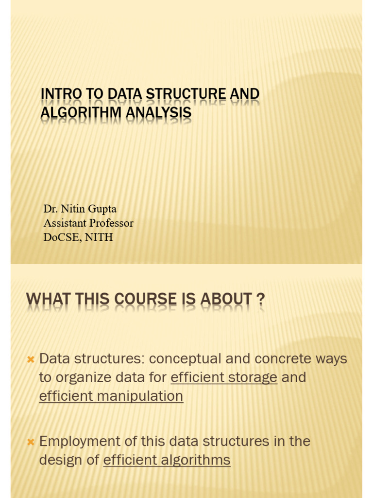 Intro To DS and Algo Analysis | PDF | Time Complexity | Logarithm