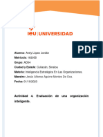 Actividad 4. Evaluación de Una Organización Inteligente.