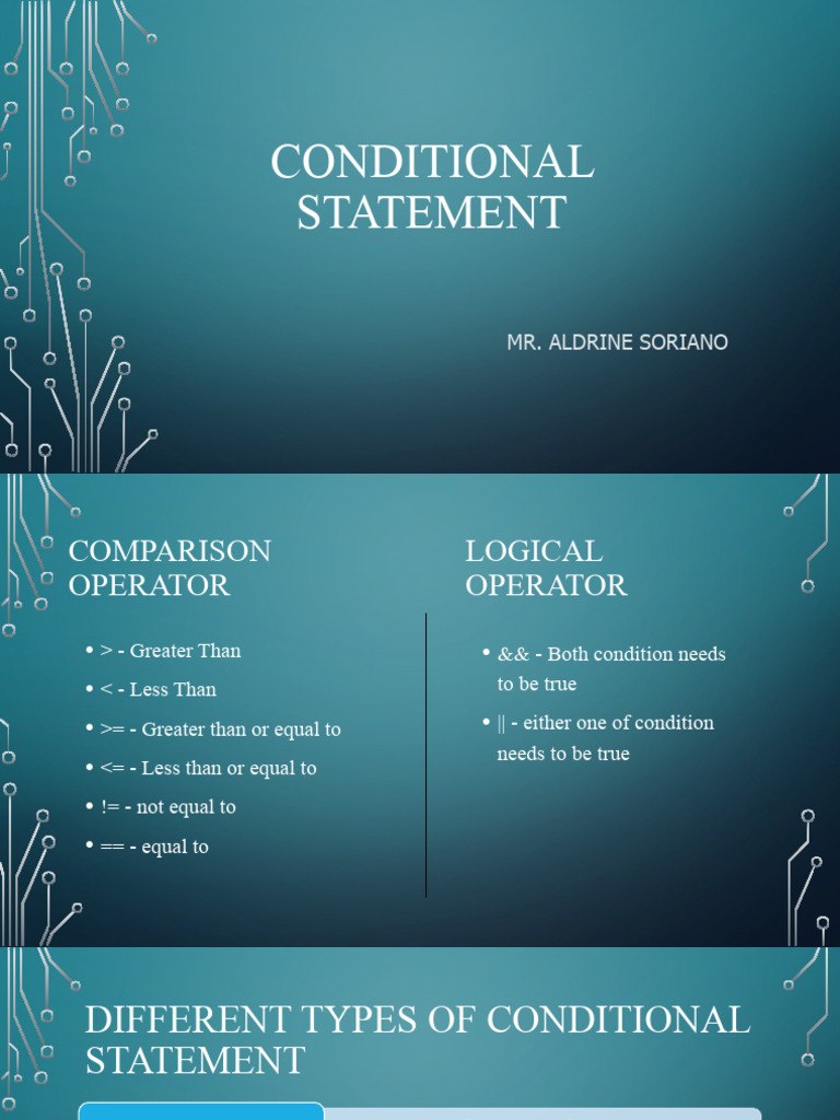 Programming CPP Lesson2 ConditionalStatement Autosaved | PDF