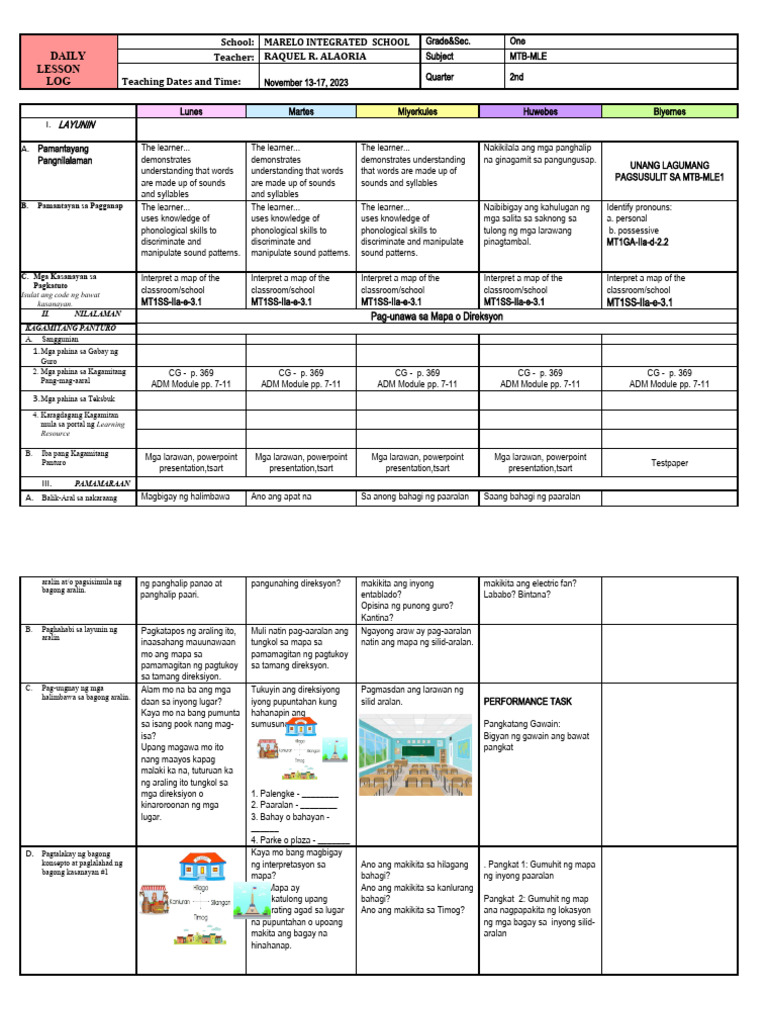 Mtb-Mle1 - DLL q2 Week 2 | PDF