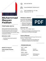 Curriculum Vitae - Muhammad Rayyan Fadilah - 2