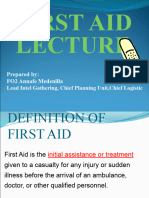 FIRST AID Lecture Reservist 1