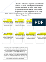 Messi's Daily Routine Breakdown | PDF