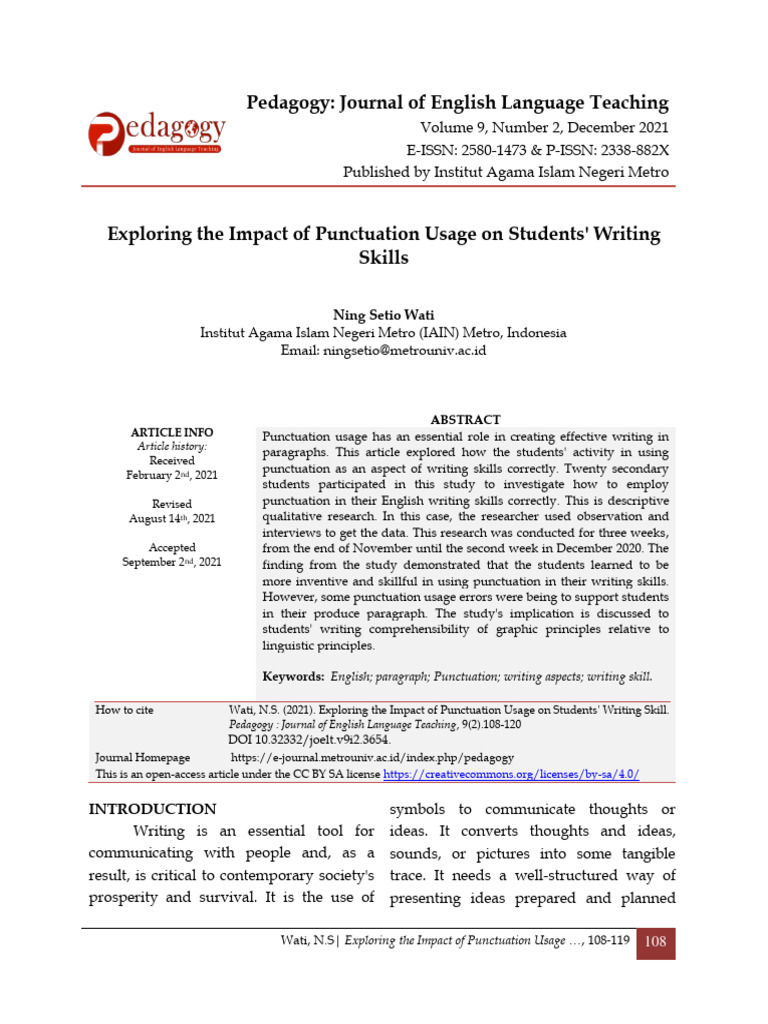 Writing Skills - Pedagogy Iain | PDF | Teachers | Learning