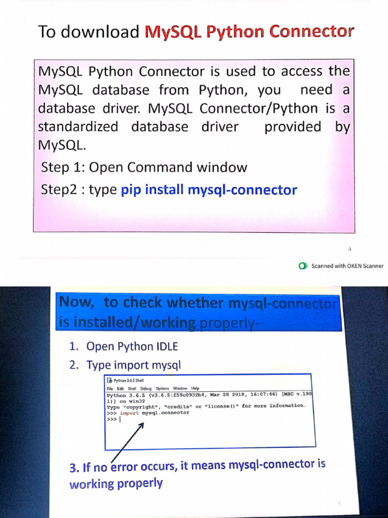 Mysql Python Connector | PDF