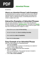 11c Adverbial Phrase