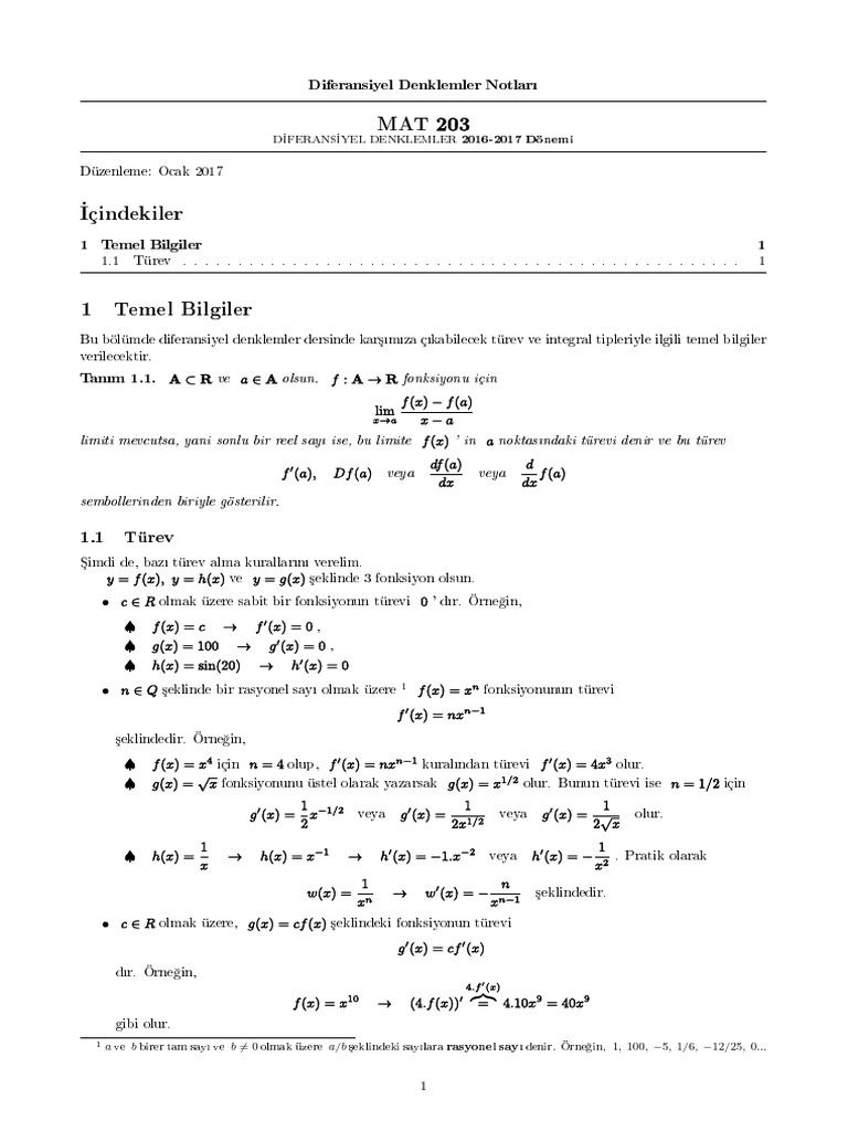 Temel Kavramlar | PDF