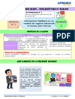 VII EXPERIENCIA DE APRENDIZAJE - ACT 3 - 1° y 2° GRADO - SEM 3