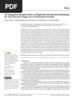 An Integrated Quality Index of High-Rise Residenti