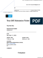 Gmail - Your SAT Admission Ticket