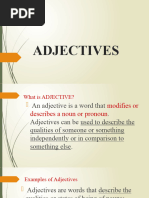 Adjectives