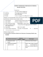 Dokumen Self Assesment Pemenuhan Persyaratan Minimal Klinik Pratama
